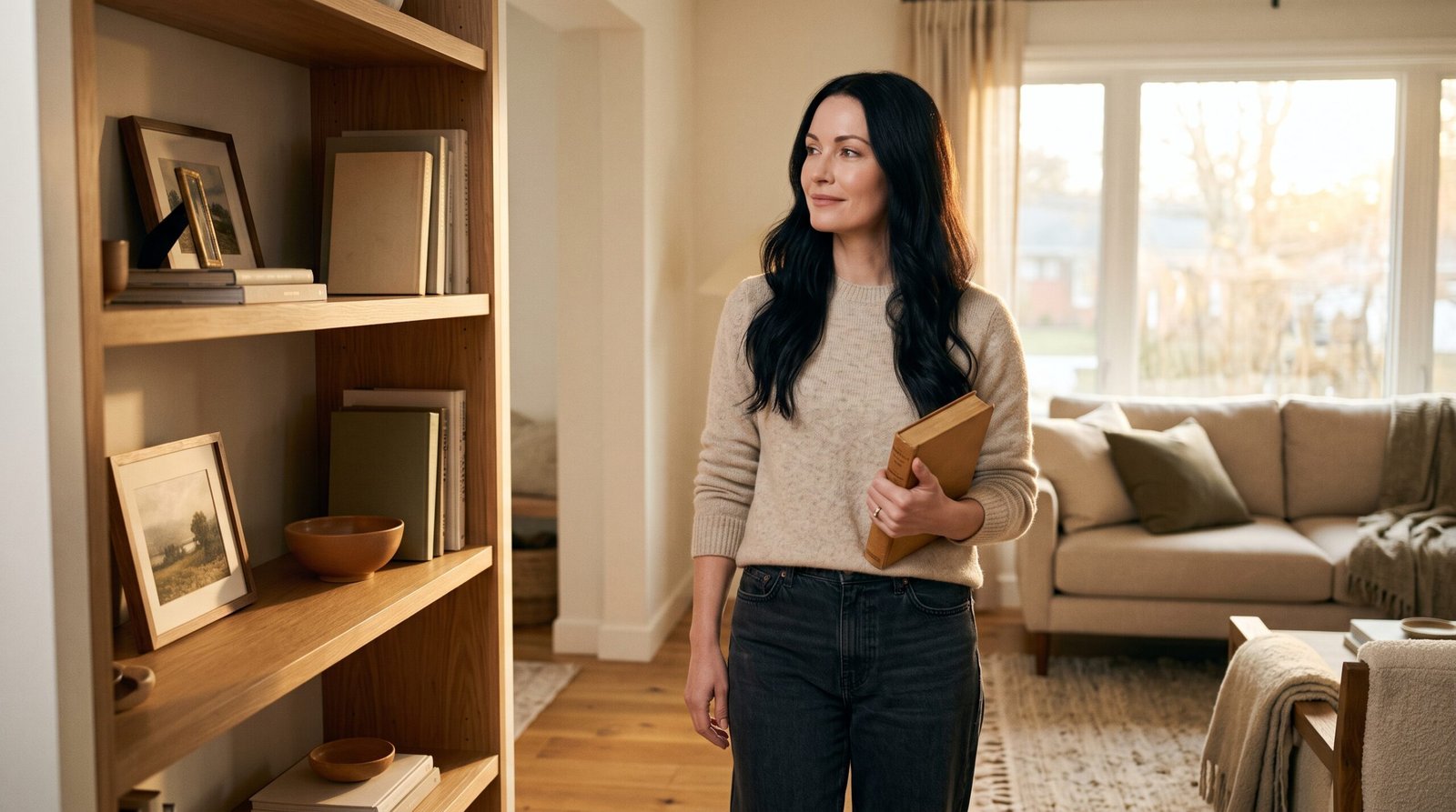 Calm decluttered home with space for the things that matter