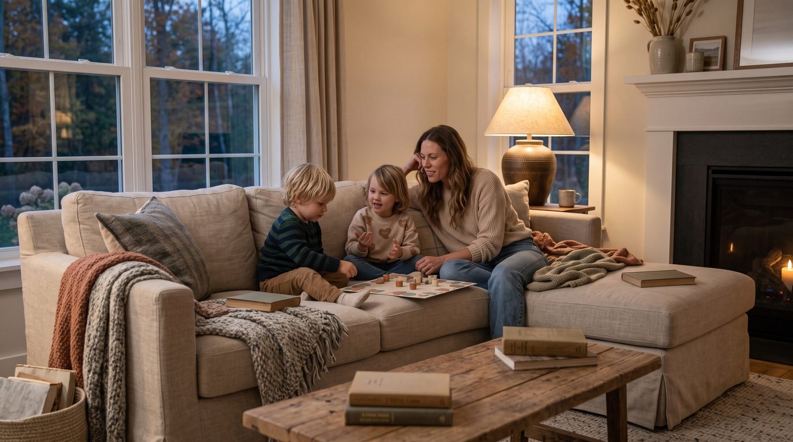 family time activities at home with kids